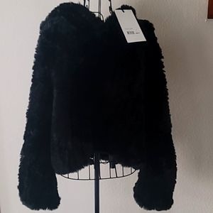 Kooples hood knitted sweater